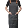 Koch & Co Stylish Denim Apron Pockets Charcoal (81x87cm)