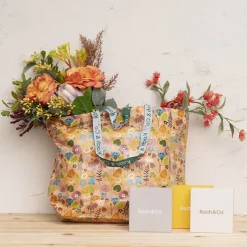 Koch Reusable PP Woven Bag 36L Flowers (62Wx18Gx43cmH)