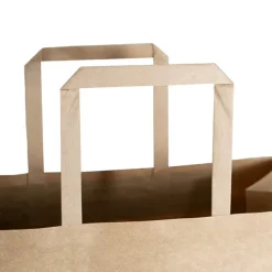 Kraft Bag Grocery Flat Handle Brown Pk10 (320Wx175Gx340mmH)