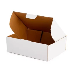 Kraft Mailing Box Pack 10 A5 Small White (220Wx160Dx78mmH)