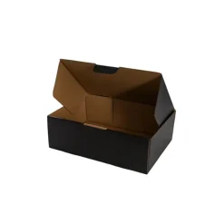 Kraft Mailing Box Pack 10 A4 Medium Black (310Wx225Dx102mmH)