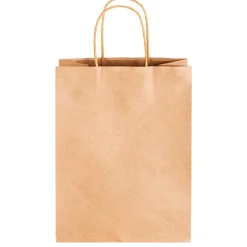 Kraft Paper Bag Shopper Jumbo Brown Pk10 (380Wx120Gx460mmH)