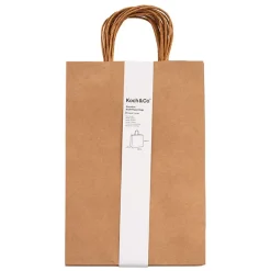Kraft Paper Bag Shopper Large Brown Pk10 (240Wx120Gx355mmH)