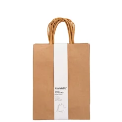 Kraft Paper Bag Shopper Medium Brown Pk10 (205Wx110Gx275mmH)