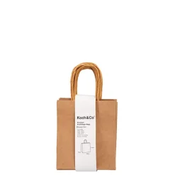 Kraft Paper Bag Shopper Mini Brown Pack 10 (140Wx75Gx165mmH)