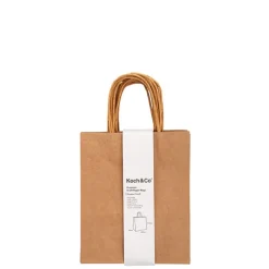 Kraft Paper Bag Shopper Small Brown Pk10 (180Wx85Gx215mmH)