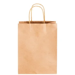 Kraft Paper Bag Shopper XL Brown Pk10 (320Wx110Gx420mmH)