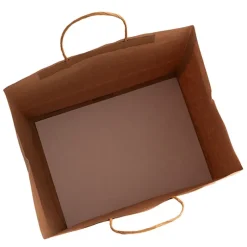 Kraft Paper Bag Takeaway Large Brown Pk10 (305Wx230Gx305mmH)