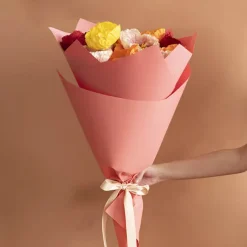 Kraft Paper Coloured 80gsm Dark Coral Pack 100 (50x70cm)