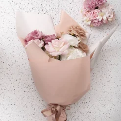 Kraft Paper Duet 80gsm Vintage Pink & White Pk100 (50x70cm)