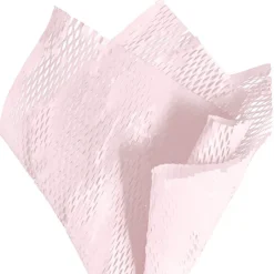 Kraft Paper Honeycomb Expandable Sheet PK50 Pink (50x50cm)