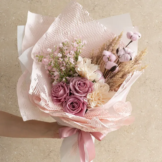 Kraft Paper Honeycomb Expandable Sheet PK50 Pink (50x50cm)