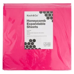 Kraft Paper Honeycomb Expandable Sheet PK50 HPink (50x50cm)
