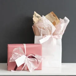 Kraft Paper Honeycomb Expandable Roll Baby Pink (50cmx30m)