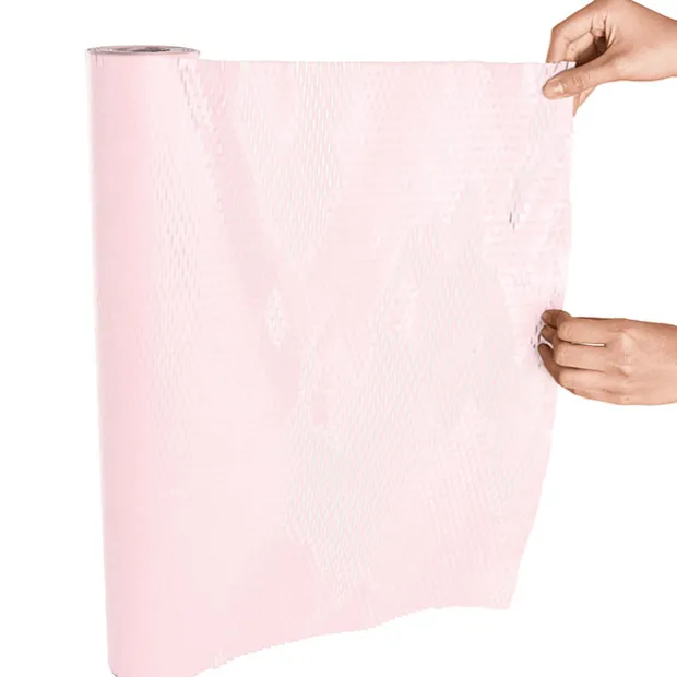 Kraft Paper Honeycomb Expandable Roll Baby Pink (50cmx30m)