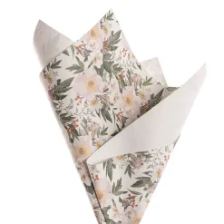 Kraft Paper Peony & Lilly 110gsm White Pack 100 (50x70cm)
