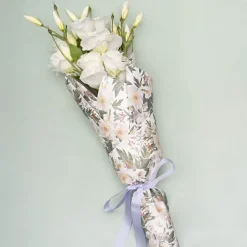 Kraft Paper Peony & Lilly 110gsm White Pack 100 (50x70cm)