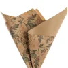 Kraft Paper Peony & Lilly 80gsm Brown Pack 100 (50x70cm)