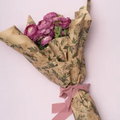 Kraft Paper Peony & Lilly 80gsm Brown Pack 100 (50x70cm)