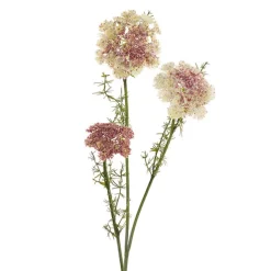 Lace Flower Spray Cream Purple (73cmH)