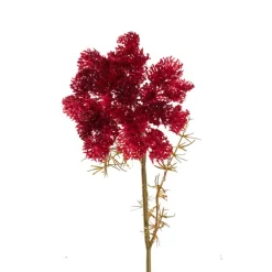 Lace Flower Spray Dark Red (73cmH)