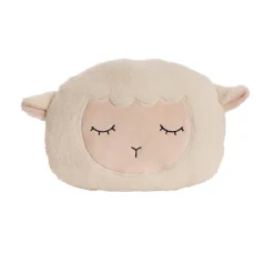 Lamb Squish Pillow Plush Puff Cream (40x25cmH)