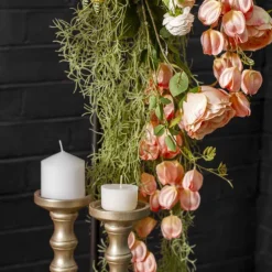 Lantern Flower Spray Champagne (97cmH)