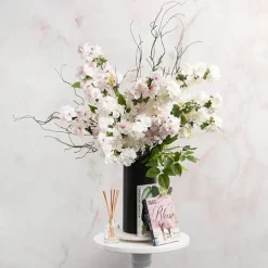 Large Cherry Blossom Spray Branch Soft Pink (103cmH)