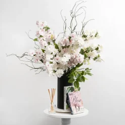 Large Cherry Blossom Spray Branch Soft Pink (103cmH)