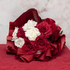 Large Colombian Rose Stem Red (20cmDx86cmH)