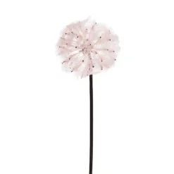 Large Dandelion Stem Soft Pink (12cmDx69cmH)