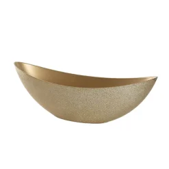 Large Oval Bowl Metallic Gold (39x12x13cmH)