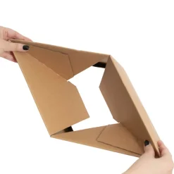 Large Posy Box Autolock Base Pack 10 Kraft Brown (22x14cmH)