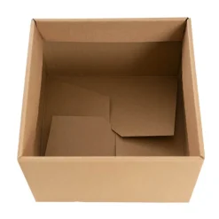 Large Posy Box Autolock Base Pack 10 Kraft Brown (22x14cmH)
