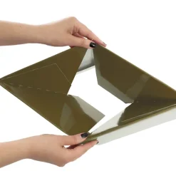 Large Posy Box Autolock Base Pack 10 Gold (22x14cmH)