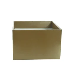 Large Posy Box Autolock Base Pack 10 Gold (22x14cmH)