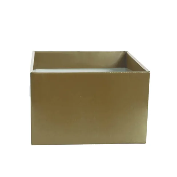 Large Posy Box Autolock Base Pack 10 Gold (22x14cmH)