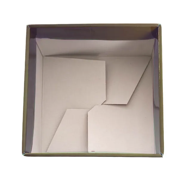 Large Posy Box Autolock Base Pack 10 Gold (22x14cmH)