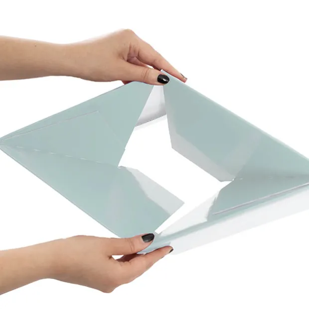 Large Posy Box Autolock Base Pack 10 Baby Blue (22x14cmH)