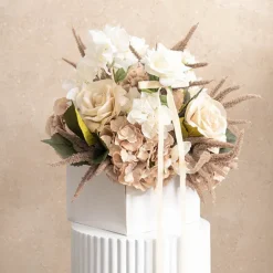 Large Posy Box Autolock Base Pack 10 White (22x14cmH)