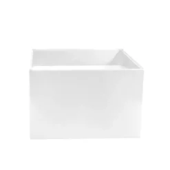 Large Posy Box Autolock Base Pack 10 White (22x14cmH)