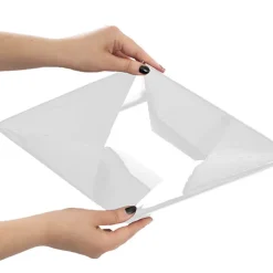 Large Posy Box Autolock Base Pack 10 White (22x14cmH)