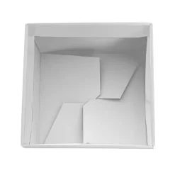 Large Posy Box Autolock Base Pack 10 White (22x14cmH)