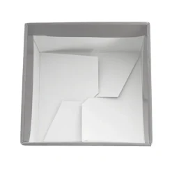 Large Posy Box Autolock Base Pack 10 Silver (22x14cmH)