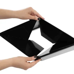 Large Posy Box Autolock Base Pack 10 Black (22x14cmH)