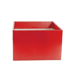 Large Posy Box Autolock Base Pack 10 Red (22x14cmH)