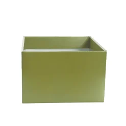 Large Posy Box Autolock Base Pack 10 Moss Green (22x14cmH)