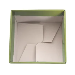 Large Posy Box Autolock Base Pack 10 Moss Green (22x14cmH)