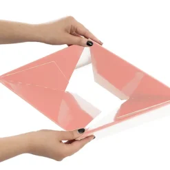 Large Posy Box Autolock Base Pack 10 Baby Pink (22x14cmH)