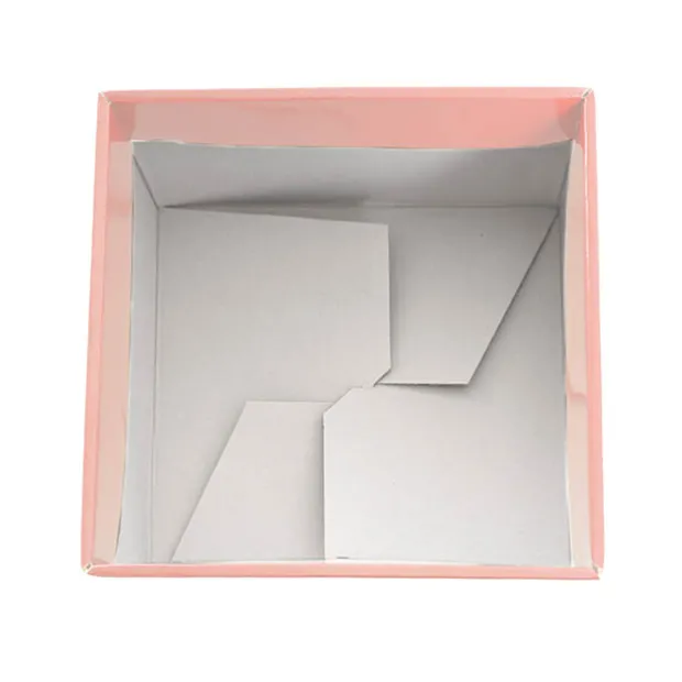 Large Posy Box Autolock Base Pack 10 Baby Pink (22x14cmH)